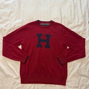 Tommy Hilfiger Red 'H' Crewneck Sweater